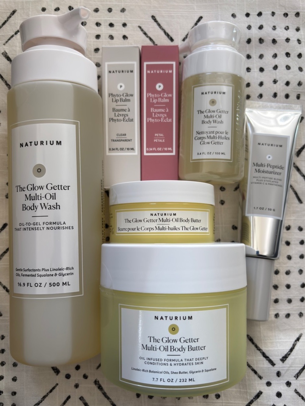 Naturium Bundle — Skincare / Lip Care / Body Care — All New + Unopened